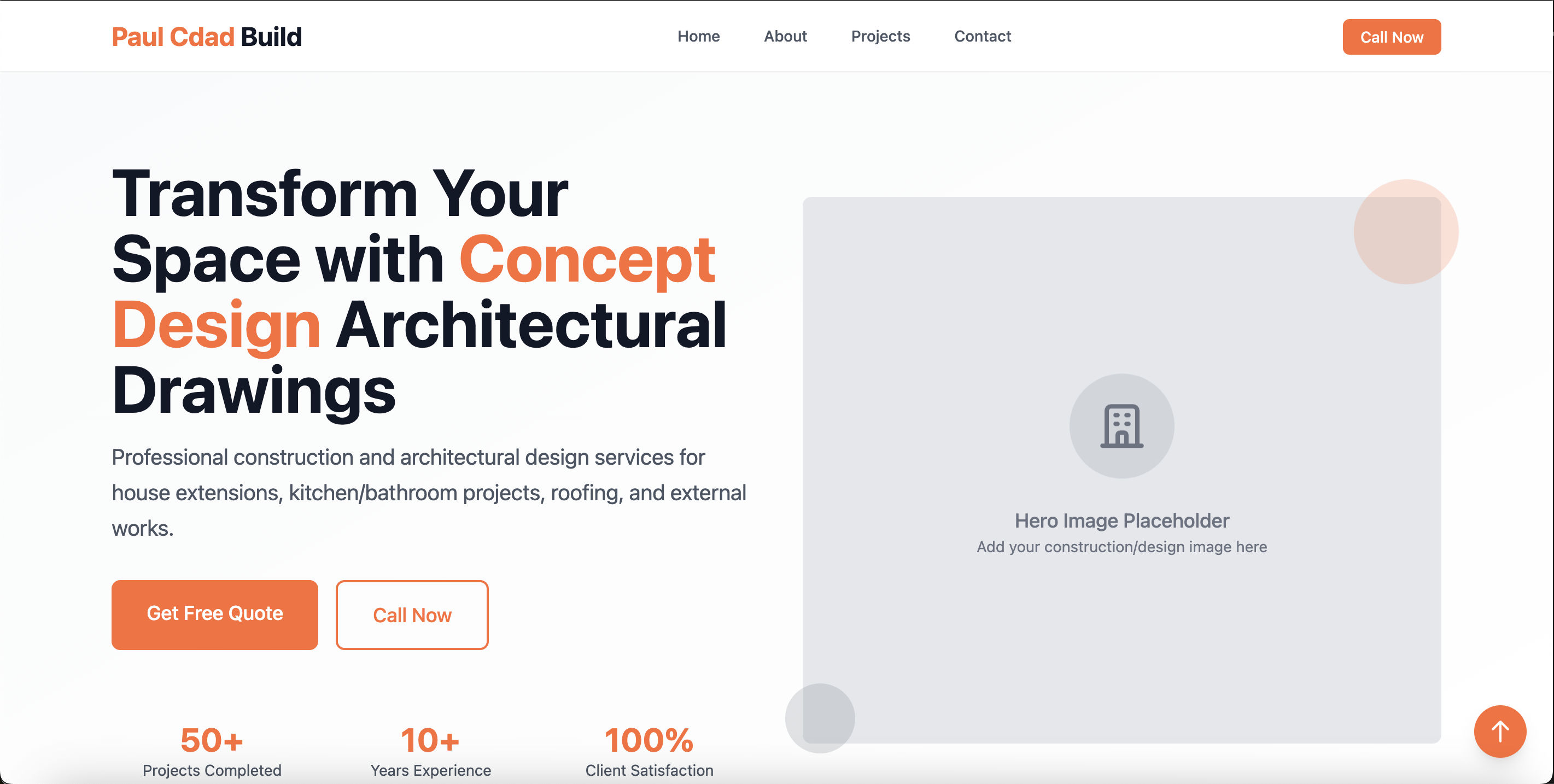 Construction Website